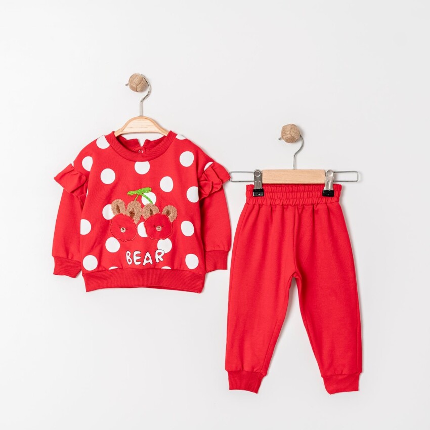 Wholesale Baby Girl 2-Piece Tracksuit 9-24M Tofigo 2013-9203 - 4