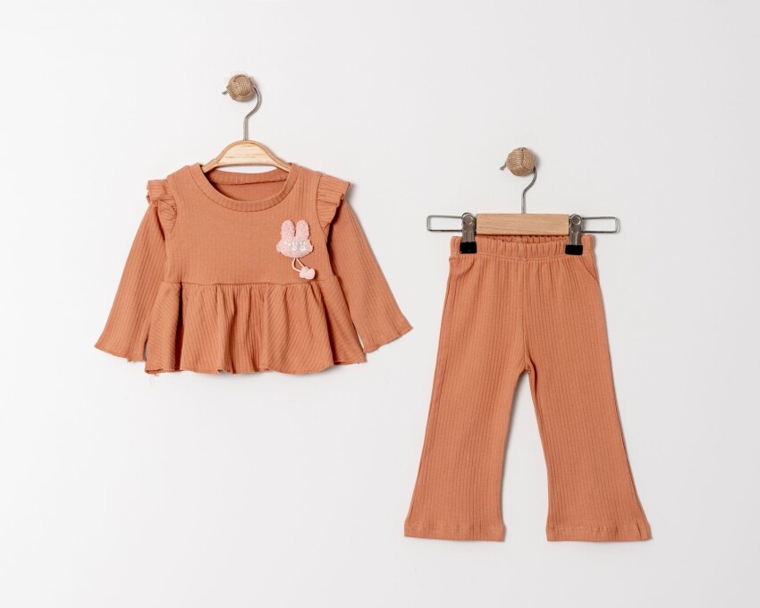 Wholesale Baby Girl 2-Piece Tracksuit 9-24M Tofigo 2013-9205 - 3