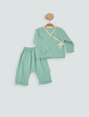 Wholesale Baby Girl 2 Pieces Set Suit 6-18M Minicorn 2018-2350 Зелёный 