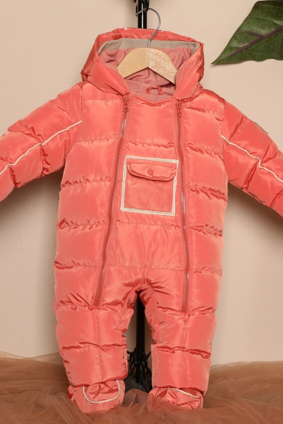 Wholesale Baby Girl Baby Astronaut Jumpsuit 6-12M Benitto Kids 2007-51288 - 2