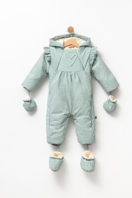 Wholesale Baby Girl Cosmonaut Coat 0-12M Babyline 2015-24-214 Мятно-зеленый