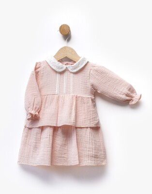 Wholesale Baby Girl Dress 6-36M Bebbemini 2065-BM-2301 Лососевый цвет