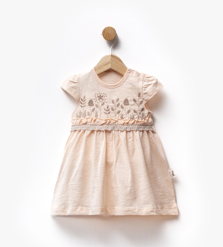 Wholesale Baby Girl Embroidered Dress 6-36M Flexi Baby 2063-229486 - 2