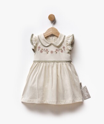 Wholesale Baby Girl Embroidered Dress 6-36M Flexi Baby 2063-229497 - Flexi Baby (1)