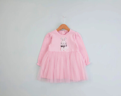 Wholesale Baby Girl Embroidered Dress 9-24M BabyRose 1002-7788 - Babyrose (1)