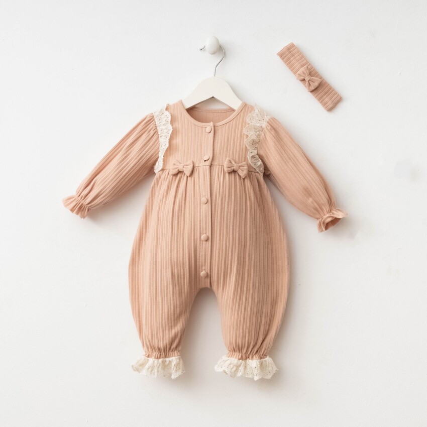 Wholesale Baby Girl Jumpsuit 0-9M Minizeyn 2014-3016 - 2