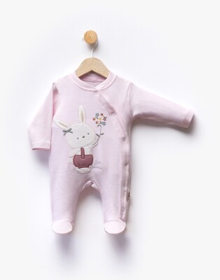 Wholesale Baby Girl Newborn Jumpsuit 0-6M Flexi Baby 2063-252321 - 1