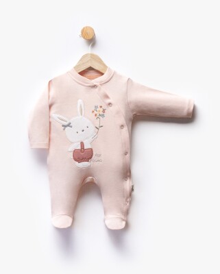 Wholesale Baby Girl Newborn Jumpsuit 0-6M Flexi Baby 2063-252321 - 3