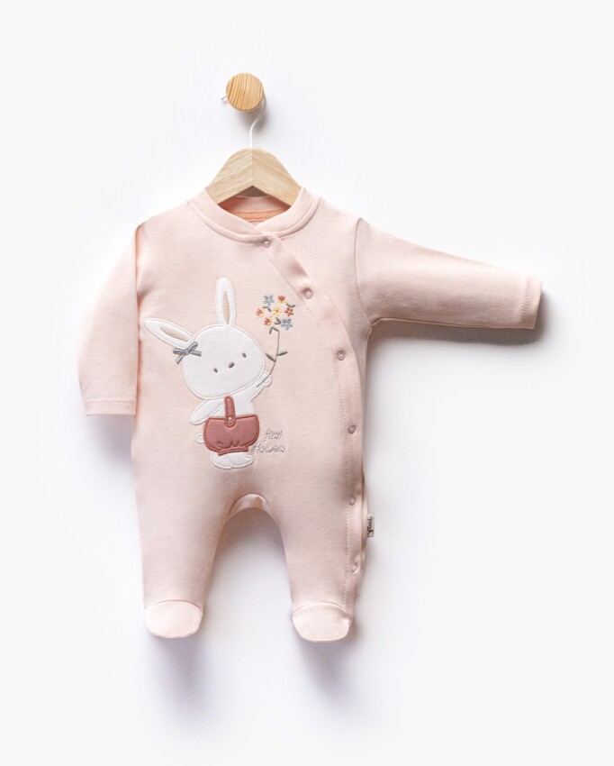 Wholesale Baby Girl Newborn Jumpsuit 0-6M Flexi Baby 2063-252321 - 3