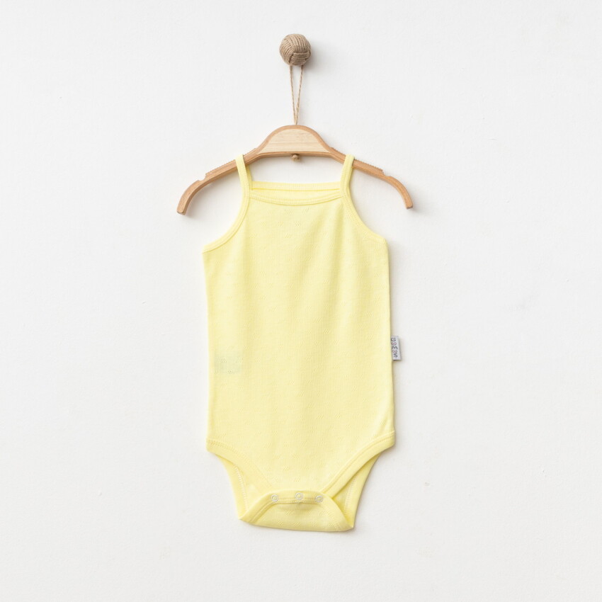 Wholesale Baby Girl Rope Suspender Bodysuit 1-2-3Y Gümüş Baby 2043-0069 - 1