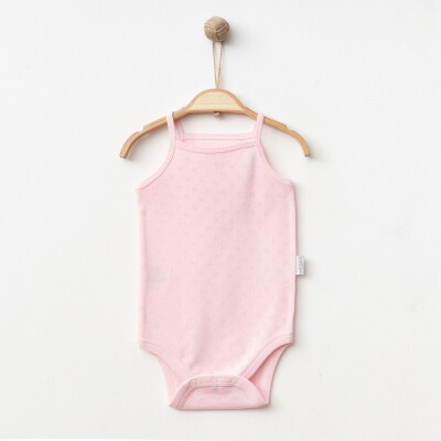 Wholesale Baby Girl Rope Suspender Bodysuit 1-2-3Y Gümüş Baby 2043-0069 - Gümüş Baby