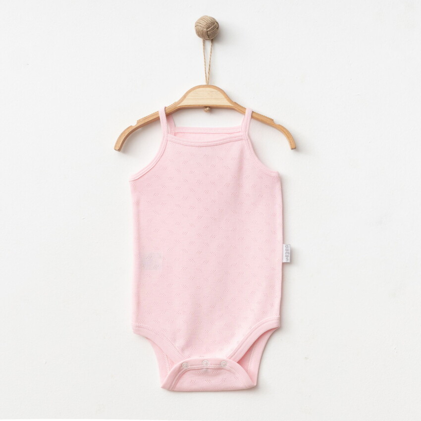 Wholesale Baby Girl Rope Suspender Bodysuit 1-2-3Y Gümüş Baby 2043-0069 - 2