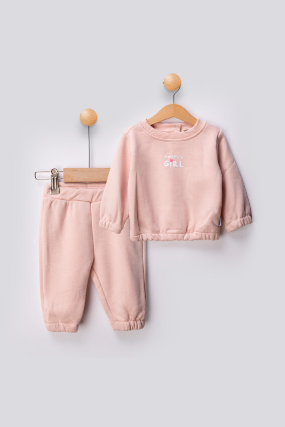 Wholesale Baby Girl Tracksuit Set 6-18M Tuffy 1099-01010 - 3