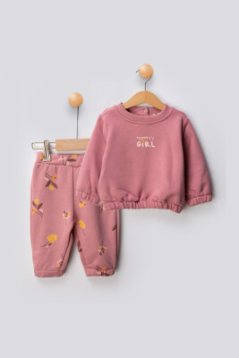 Wholesale Baby Girl Tracksuit Set 6-18M Tuffy 1099-01010 - 4