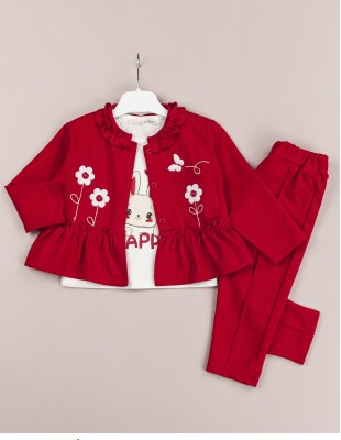 Wholesale Baby Girl Tracksuit Set 9-24M BabyRose 1002-7751 - Babyrose