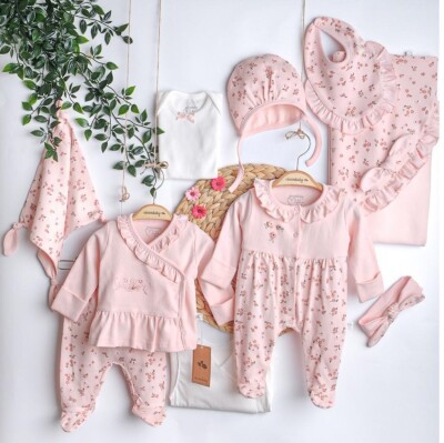 Wholesale Baby Girls 10-Piece Newborn Onesie Set 0-3M Ciccimbaby 1043-4890 - Ciccimbaby