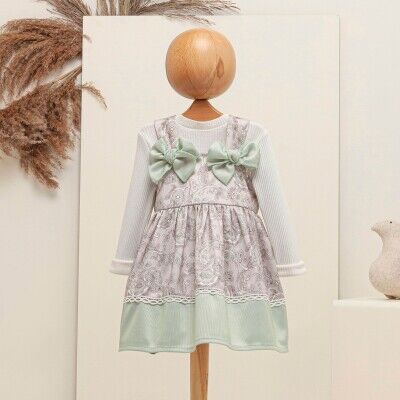 Wholesale Baby Girls 2-Piece Blouse and Dress Set 6-18M Babymuz 2009-5061 - Babymuz (1)