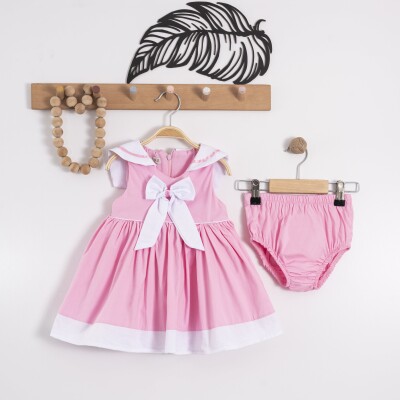 Wholesale Baby Girls 2-Piece Dress Set 6-18M Eray Kids 1044-13271 Розовый 