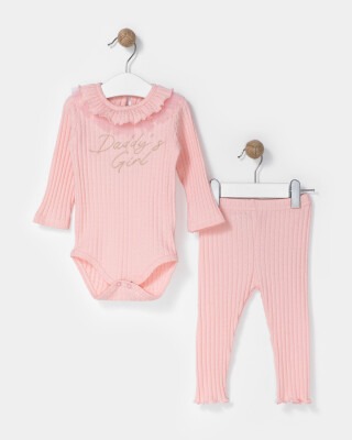 Wholesale Baby Girls 2-Piece Onesies And Pants Set 6-18M Bupper Kids 1053-23923 - 2