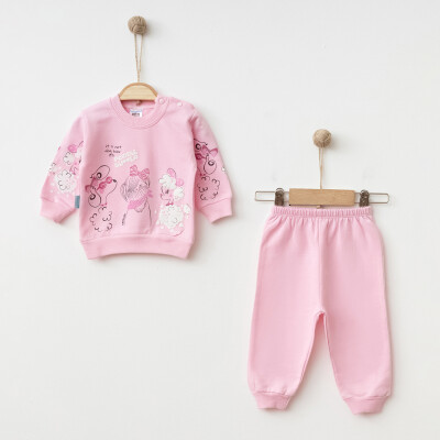 Wholesale Baby Girls 2-Piece Set 3-9M Hoppidik 2017-2367 - 1