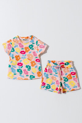 Wholesale Baby Girls 2-Piece Short and T-shirt Set 6-18M Piop 2055-005 - 1