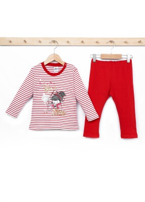 Wholesale Baby Girls 2-Piece Sweatshirt and Pants Set 9-24M Elnino 1025-21872 Красный