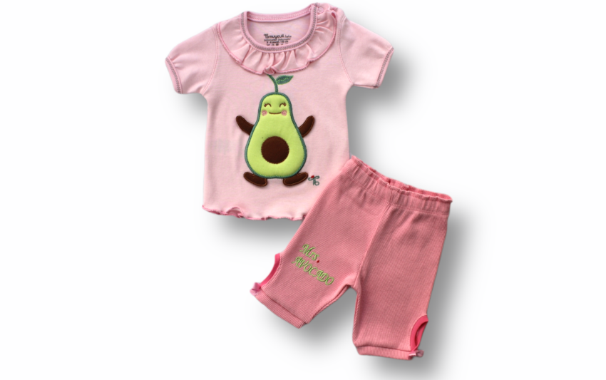 Wholesale Baby Girls 2-Piece T-shirt and Shorts set 3-18M Tomuycuk 1074-75509 - 1