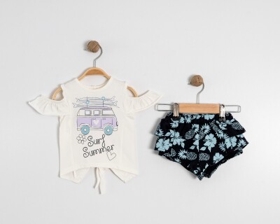 Wholesale Baby Girls 2-Piece T-Shirt and Shorts Set 9-24M Tofigo 2013-7333 - Tofigo