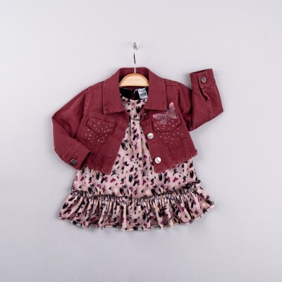 Wholesale Baby Girls 2-Pieces Dress with Jacket 6-24M Bubbly 2035-846 - Bubbly