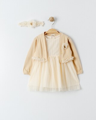 Wholesale Baby Girls 2-Pieces Jacket and Dress Set 9-24M Eray Kids 1044-13301 - 3