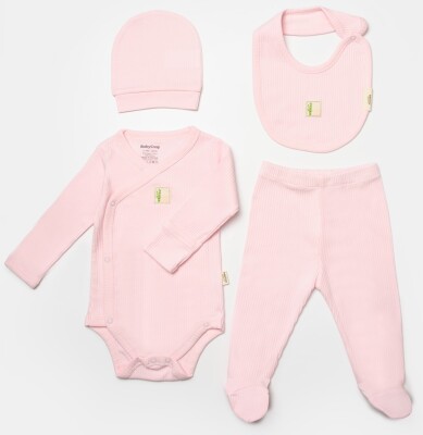 Wholesale Baby Girls 4-Piece Newborn Set 0-9M BabyCosy 2022-CSYB9007 - 1