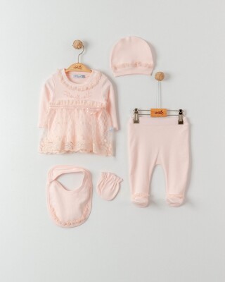 Wholesale Baby Girls 5-Piece Newborn Set 2019-5174 - Miniborn