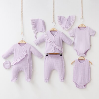 Wholesale Baby Girls 8-Piece Newborn Set 0-3M Minizeyn 2014-2001 - Minizeyn (1)