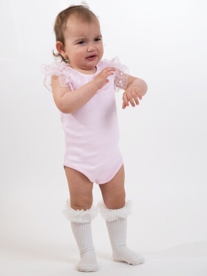 Wholesale Baby Girls Bodysuit 3-18M Serkon Baby&Kids 1084-M8564 - Serkon Baby&Kids
