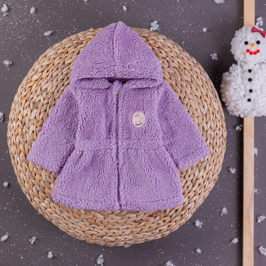 Wholesale Baby Girls Cardigan With Hoodie 6-24M BabyZ 1097-5774 - 2