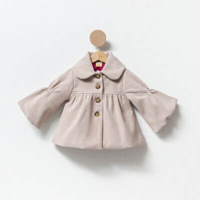 Wholesale Baby Girls Coat 9-24M Cumino 1014-CMN3340 Бежевый 