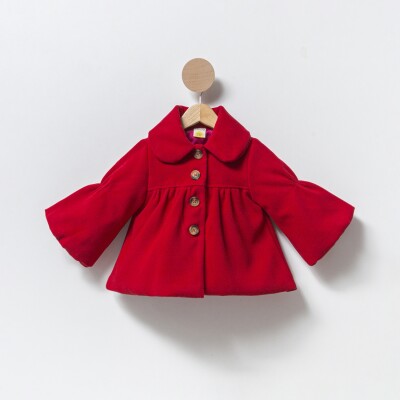 Wholesale Baby Girls Coat 9-24M Cumino 1014-CMN3340 Красный