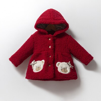 Wholesale Baby Girls Coats 9-24M Cumino 1014-CMN3368 Красный