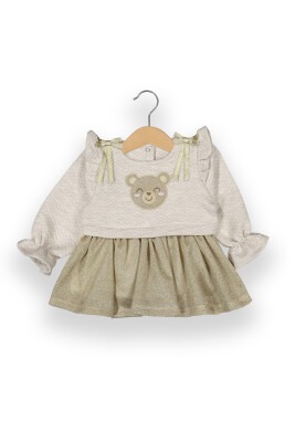 Wholesale Baby Girls Dress 0-12M Boncuk Bebe 1006-6123 - Boncuk Bebe (1)