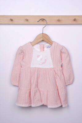 Wholesale Baby Girls Dress 3-18M Miniborn 2019-3145 Лососевый цвет