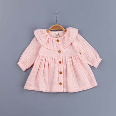 Wholesale Baby Girls Dress 6-24M BabyZ 1097-5296 Пудра