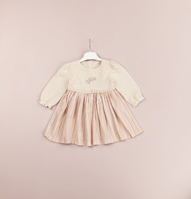 Wholesale Baby Girls Dress 9-24M BabyRose 1002-4473 Бежевый 