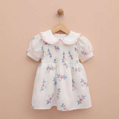 Wholesale Baby Girls Dress 9-24M Lilax 1049-6393 Розовый 