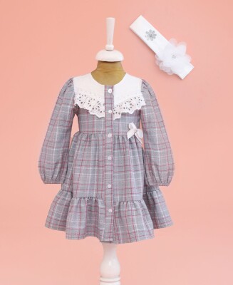 Wholesale Baby Girls Dress 9-24M Lilax 1049-6515 - 3