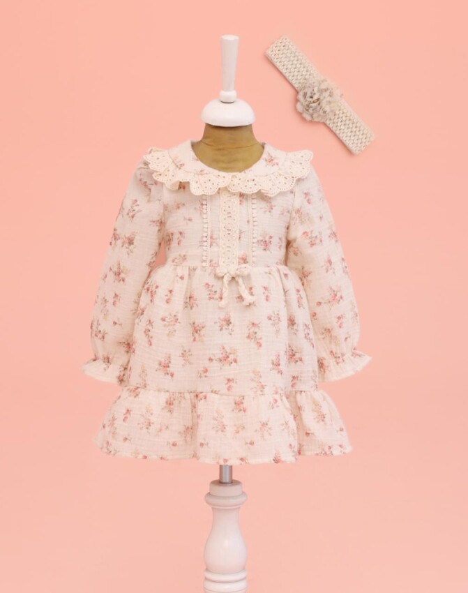 Wholesale Baby Girls Dress 9-24M Lilax 1049-6527 - 3