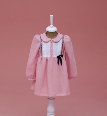 Wholesale Baby Girls Dress 9-24M Lilax 1049-6592 Лососевый цвет