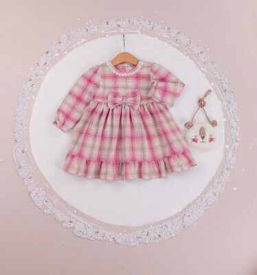 Wholesale Baby Girls Dress With Bag 1-4Y BabyRose 1002-4287 - Babyrose (1)