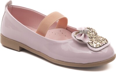Wholesale Baby Girls Flat Shoe 21-25EU Minican 1060-WTE-B-198 Пудра