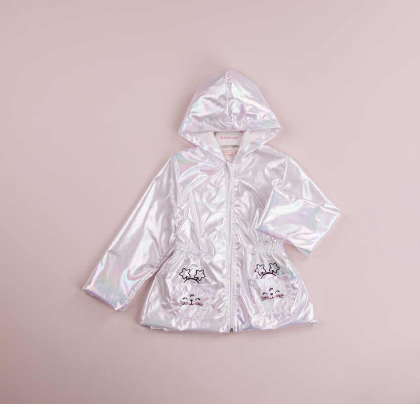 Wholesale Baby Girls Hooded Raincoat 9-24M BabyRose 1002-8425 - 2