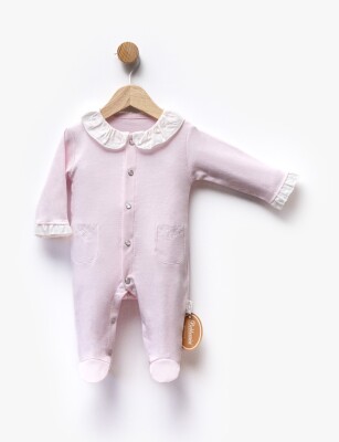 Wholesale Baby Girls Jumpsuit 0-6M Bebbemini 2065-BM-2344 Розовый 